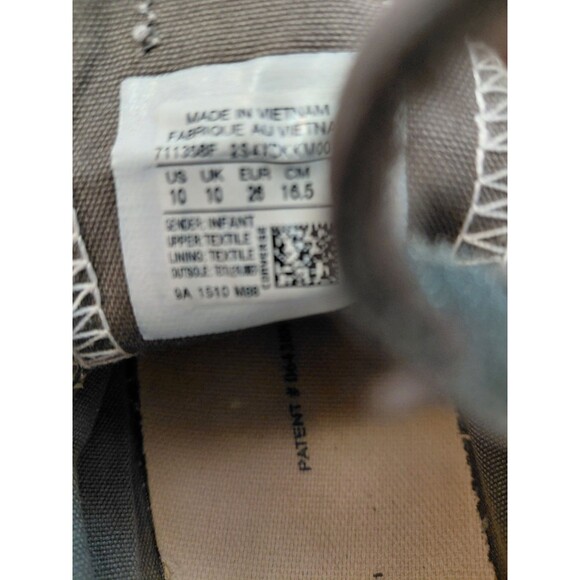 Converse All Star Infant Lot of 2 Sneakers Boys Size 10 Navy/Brown - Picture 7 of 13